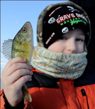 Description: Kids Ice Fishing Outing